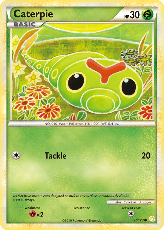 Caterpie 57/123 HeartGold & SoulSilver HeartGold & SoulSilver