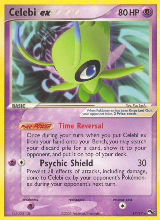 Celebi ex 17/17 POP POP Series 2