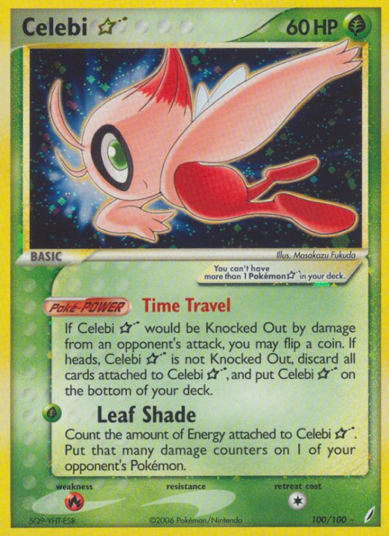 Celebi Star 100/100 EX Crystal Guardians