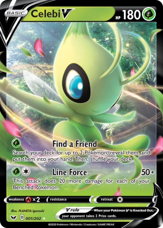 Celebi V 1/202 Sword & Shield Sword & Shield