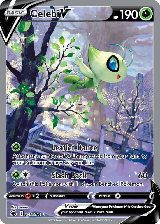 Celebi V 245/264 Sword & Shield Fusion Strike