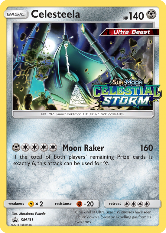 Celesteela SM131/156 Sun & Moon SM Black Star Promos
