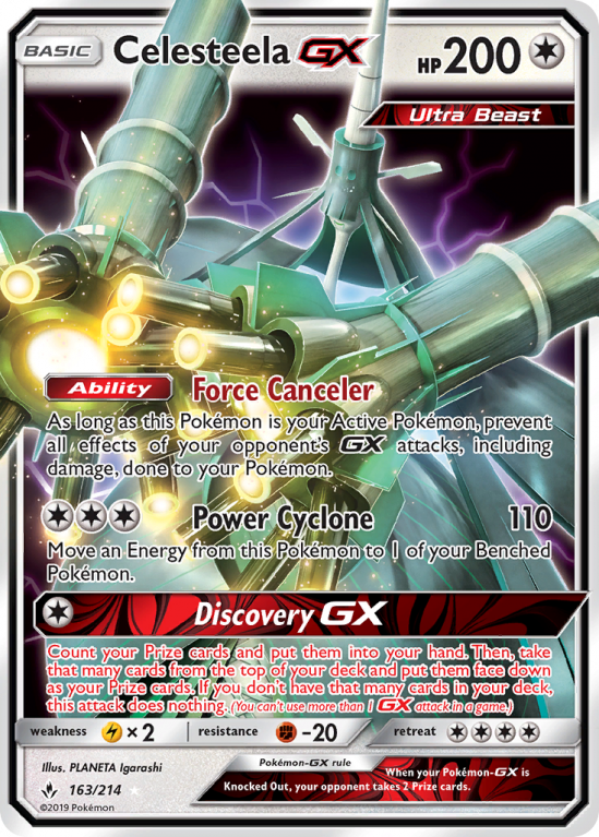 Celesteela-GX 163/214 Sun & Moon Unbroken Bonds