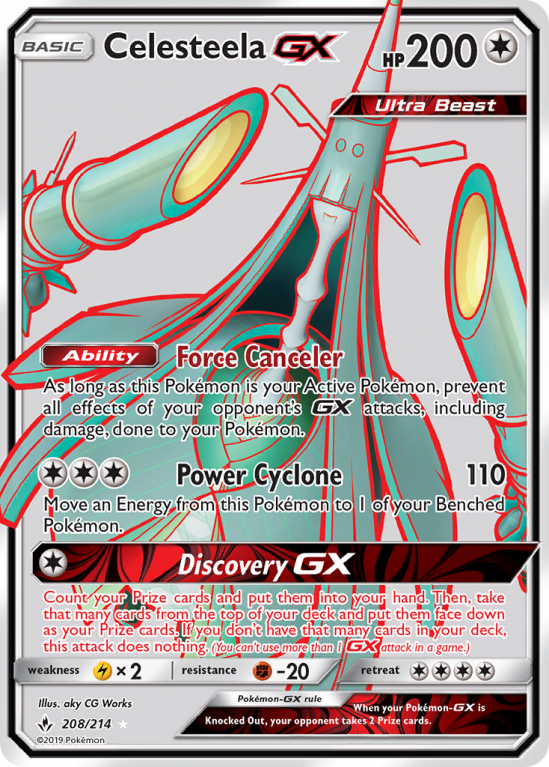 Celesteela-GX 208/214 Sun & Moon Unbroken Bonds