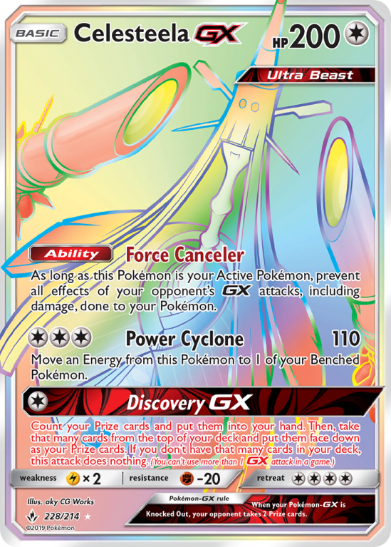 Celesteela-GX 228/214 Sun & Moon Unbroken Bonds