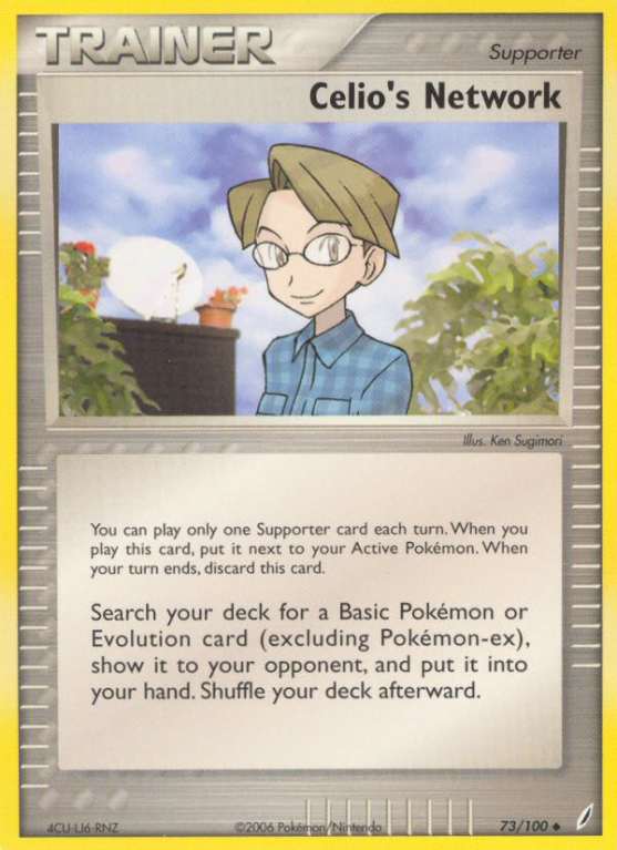 Celio's Network 73/100 EX Crystal Guardians