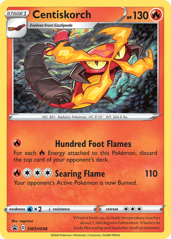 Centiskorch SWSH048/103 Sword & Shield SWSH Black Star Promos