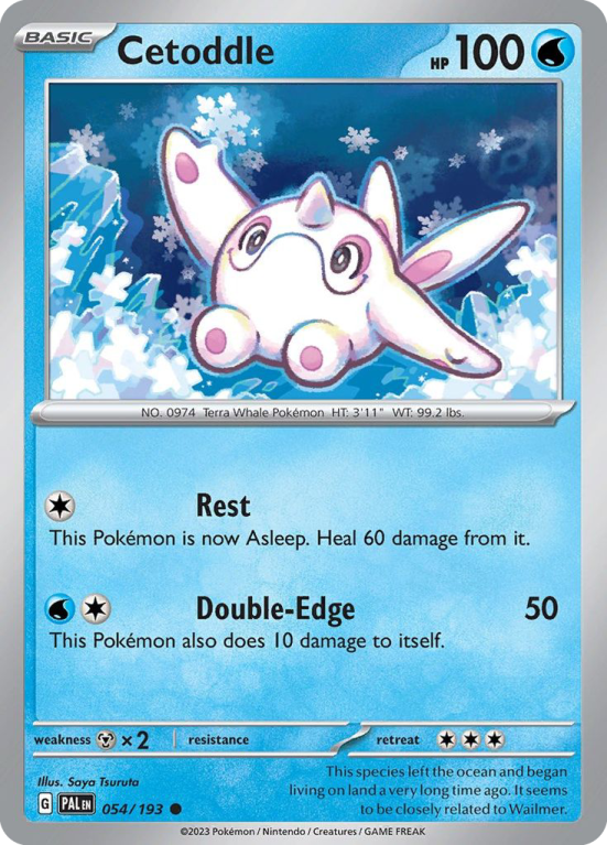 Cetoddle 54/193 Scarlet & Violet Paldea Evolved