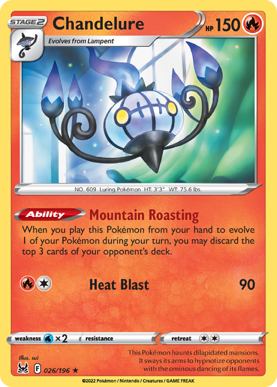 Chandelure 26/196 Sword & Shield Lost Origin