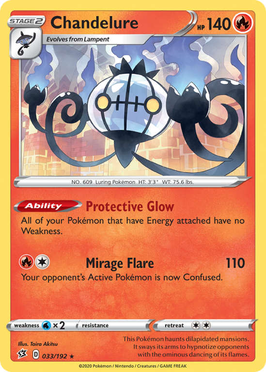 Chandelure 33/192 Sword & Shield Rebel Clash