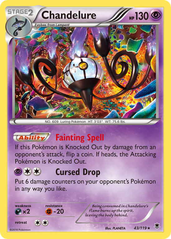 Chandelure 43/119 XY Phantom Forces