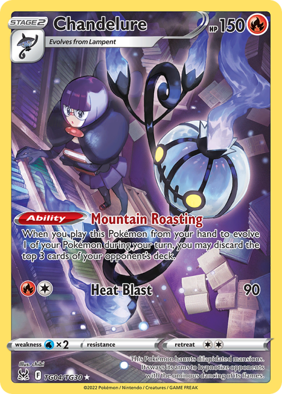 Chandelure TG04/30 Sword & Shield Lost Origin Trainer Gallery