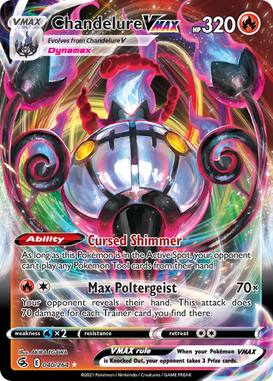 Chandelure VMAX 40/264 Sword & Shield Fusion Strike