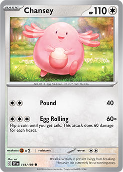Chansey 144/198 Scarlet & Violet Scarlet & Violet