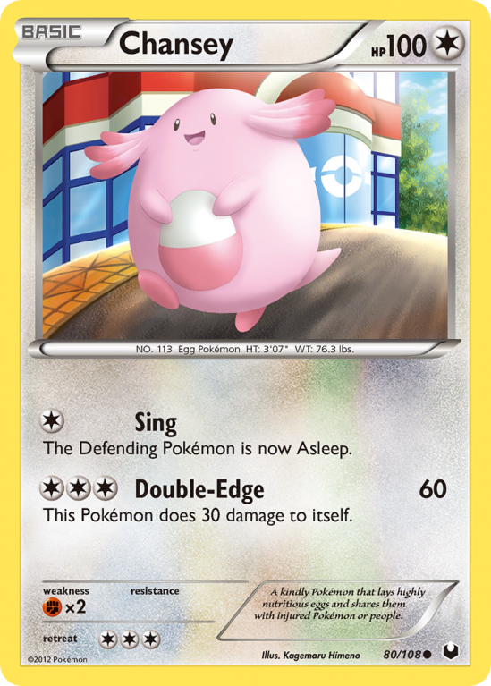 Chansey 80/108 Black & White Dark Explorers