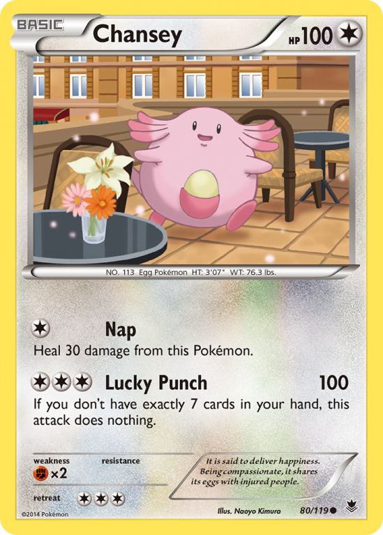 Chansey 80/119 XY Phantom Forces