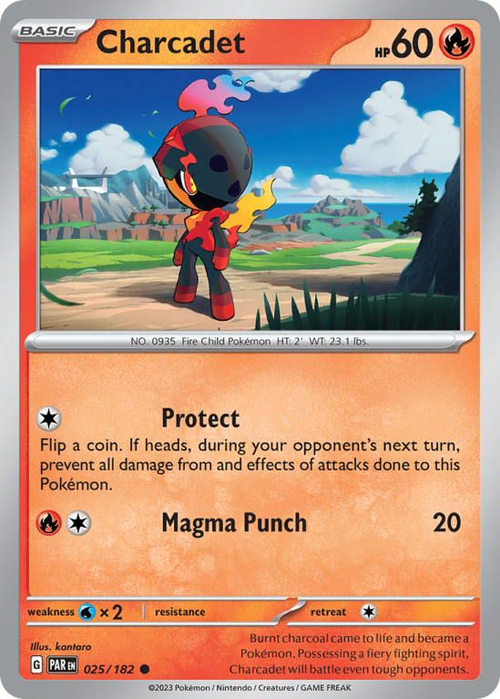 Charcadet 25/182 Scarlet & Violet Paradox Rift