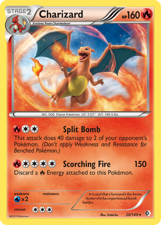 Charizard 20/149 Black & White Boundaries Crossed