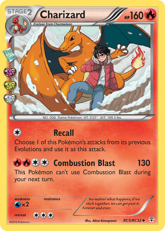 Charizard RC5/115 XY Generations