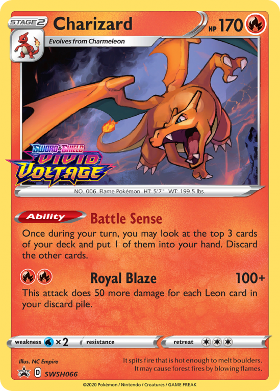 Charizard SWSH066/103 Sword & Shield SWSH Black Star Promos