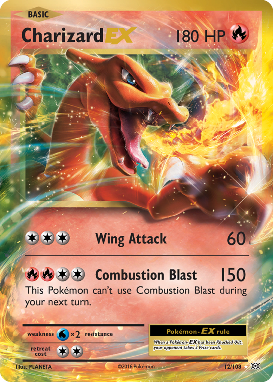 Charizard-EX 12/108 XY Evolutions