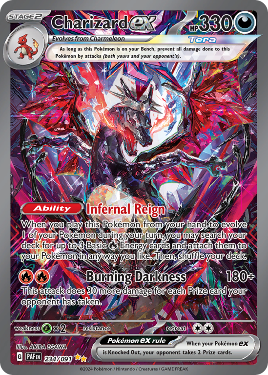 Charizard ex 234/91 Scarlet & Violet Paldean Fates