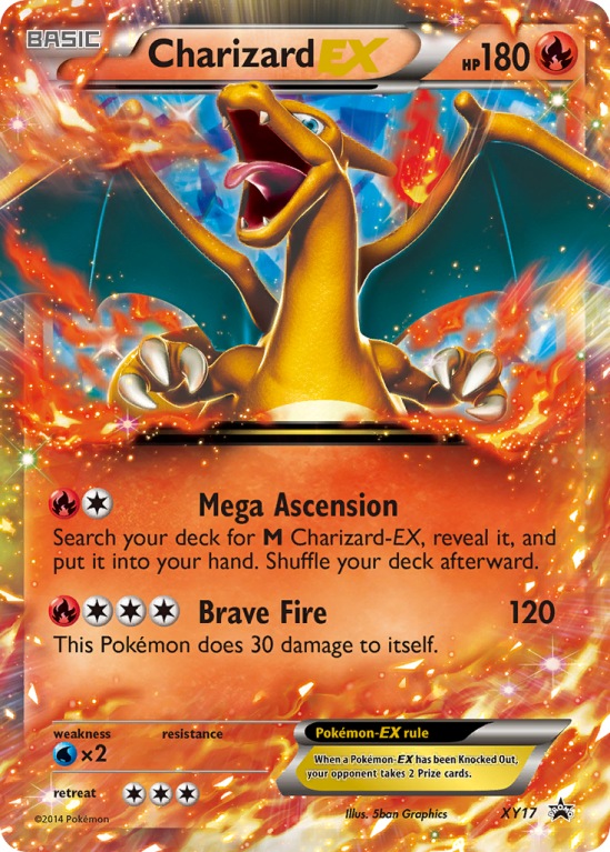 Charizard-EX XY17/183 XY XY Black Star Promos