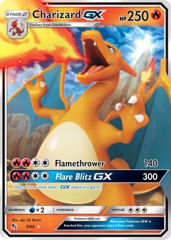 Charizard-GX 9/68 Sun & Moon Hidden Fates