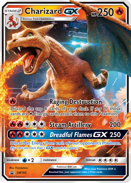 Charizard-GX SM195/156 Sun & Moon SM Black Star Promos