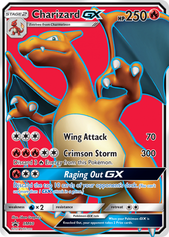 Charizard-GX SM60/156 Sun & Moon SM Black Star Promos