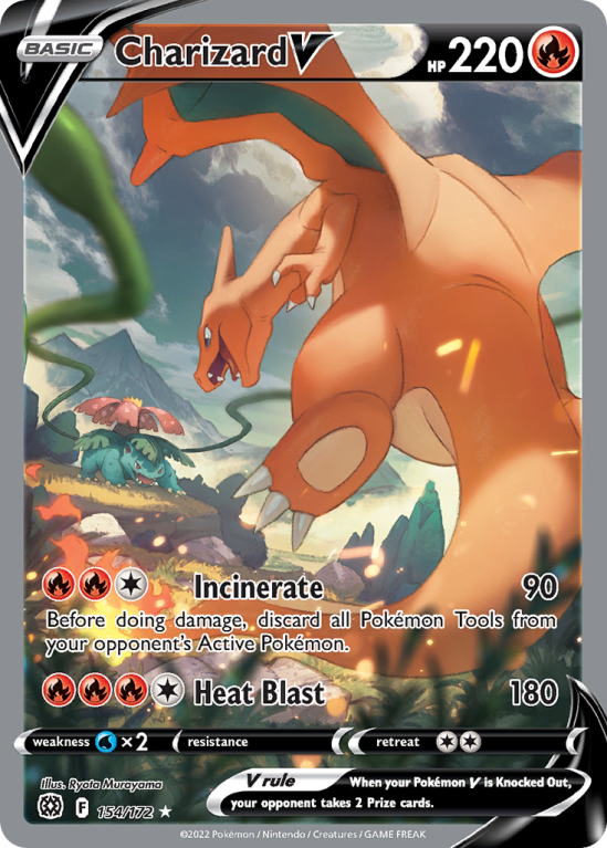Charizard V 154/172 Sword & Shield Brilliant Stars