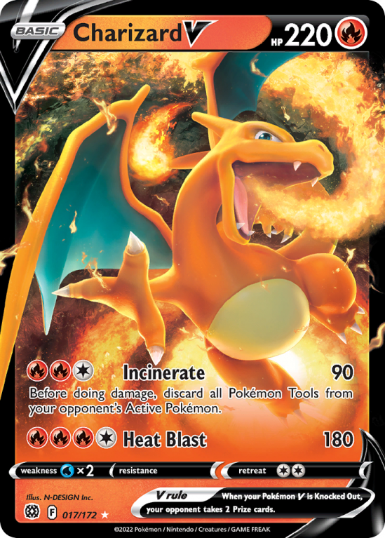 Charizard V 17/172 Sword & Shield Brilliant Stars