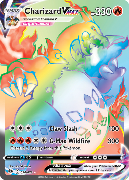 Charizard VMAX 74/73 Sword & Shield Champion's Path