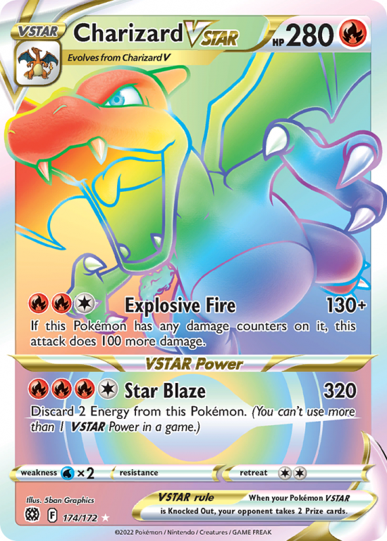 Charizard VSTAR 174/172 Sword & Shield Brilliant Stars