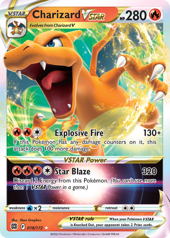 Charizard VSTAR 18/172 Sword & Shield Brilliant Stars