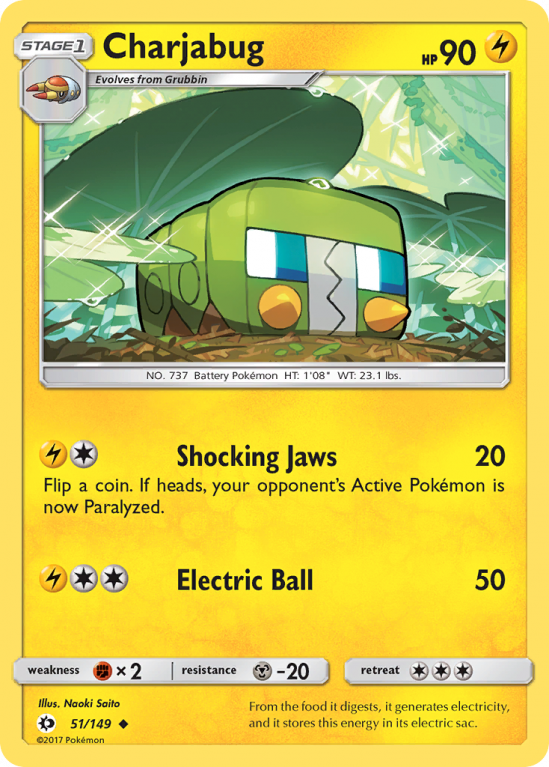 Charjabug 51/149 Sun & Moon Sun & Moon