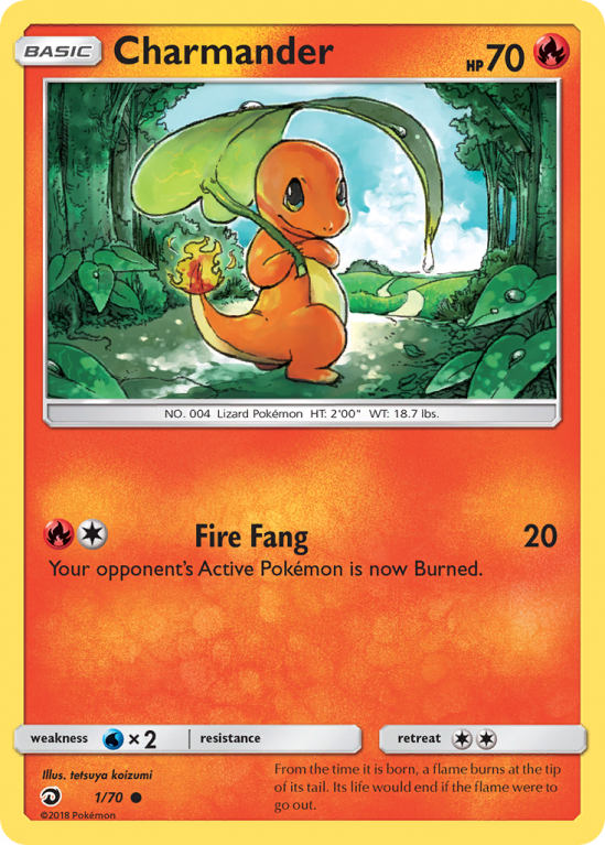 Charmander 1/70 Sun & Moon Dragon Majesty