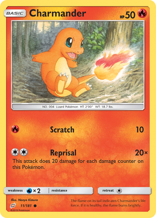 Charmander 11/181 Sun & Moon Team Up