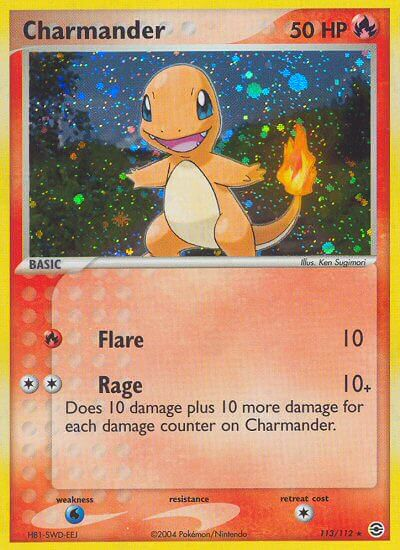 Charmander 113/112 EX FireRed & LeafGreen