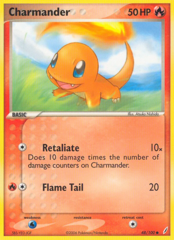 Charmander 48/100 EX Crystal Guardians