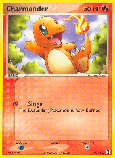 Charmander 57/112 EX FireRed & LeafGreen