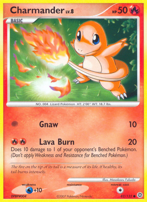 Charmander 82/132 Diamond & Pearl Secret Wonders