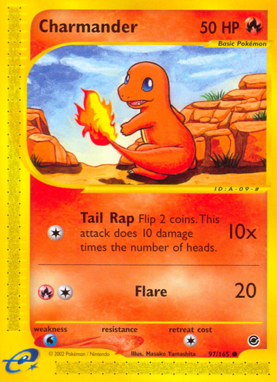 Charmander 97/165 E-Card Expedition Base Set