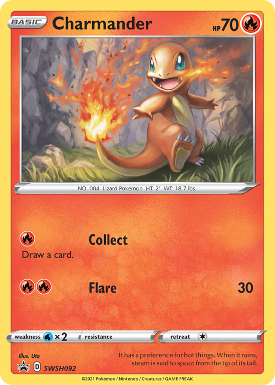 Charmander SWSH092/103 Sword & Shield SWSH Black Star Promos