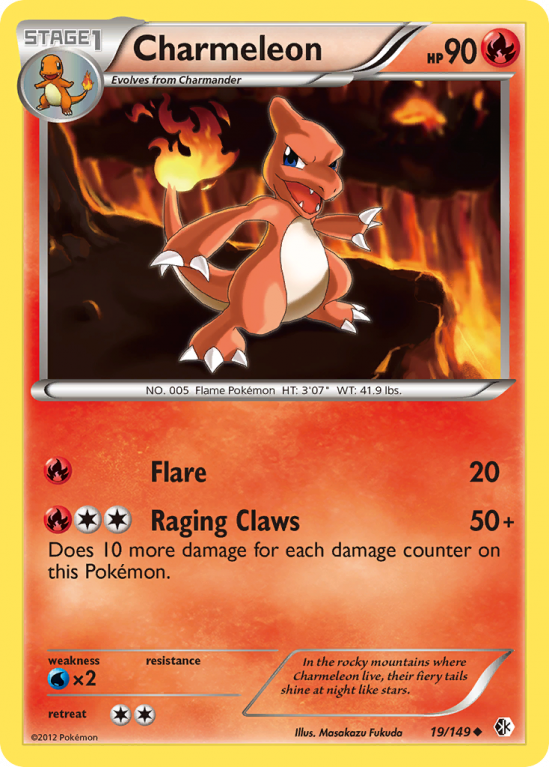Charmeleon 19/149 Black & White Boundaries Crossed