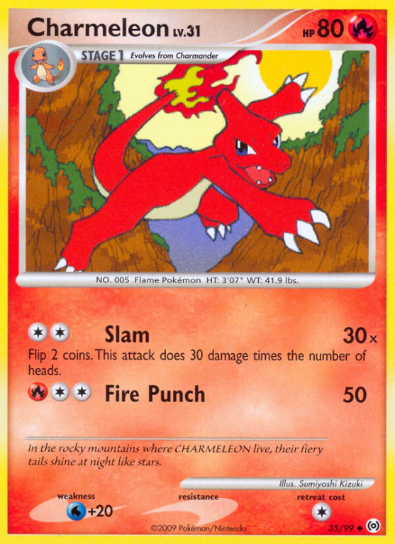 Charmeleon 35/99 Platinum Arceus