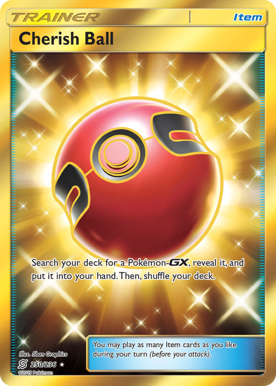 Cherish Ball 250/236 Sun & Moon Unified Minds
