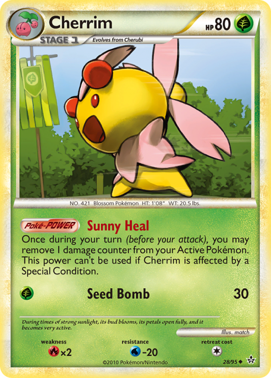 Cherrim 28/95 HeartGold & SoulSilver HS—Unleashed