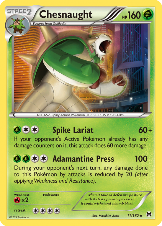 Chesnaught 11/162 XY BREAKthrough