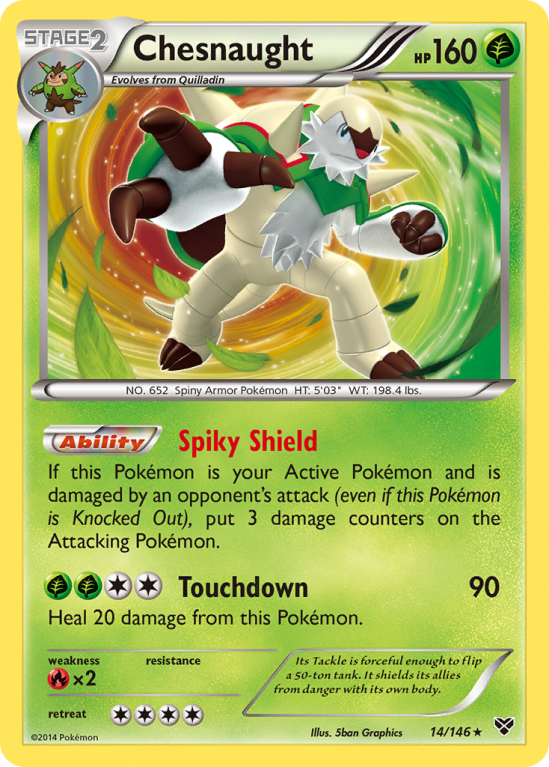 Chesnaught 14/146 XY XY